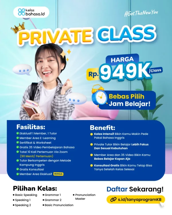 PRIVATE CUSTOM 2 MINGGU