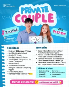 PRIVATE CUSTOM 2 MINGGU (Couple 2 orang)
