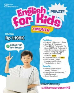 PRIVATE ENGLISH FOR KIDS