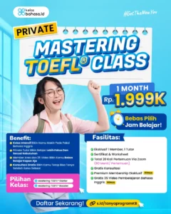 PRIVATE MASTERING TOEFL