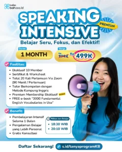 Speaking Intensive Premium