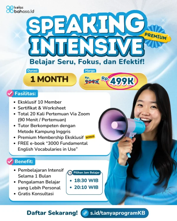 Speaking Intensive Premium