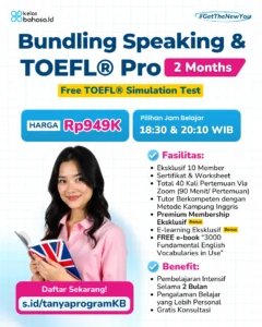 Bundling Speaking/grammar-TOEFL
