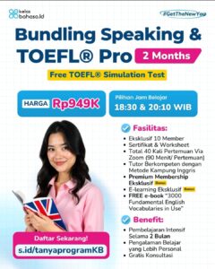 Bundling Speaking/grammar-TOEFL
