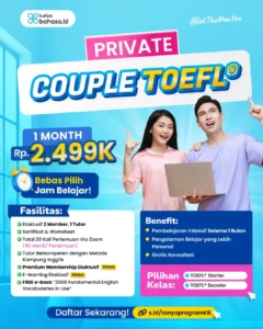 Private couple TOEFL (1 month)