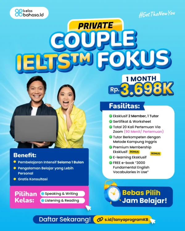 Private Couple IELTS Focus (Listening & Reading)