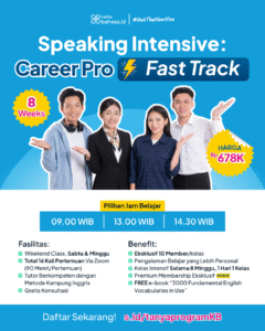 Speaking Intensive: Career Pro (Fast Track)